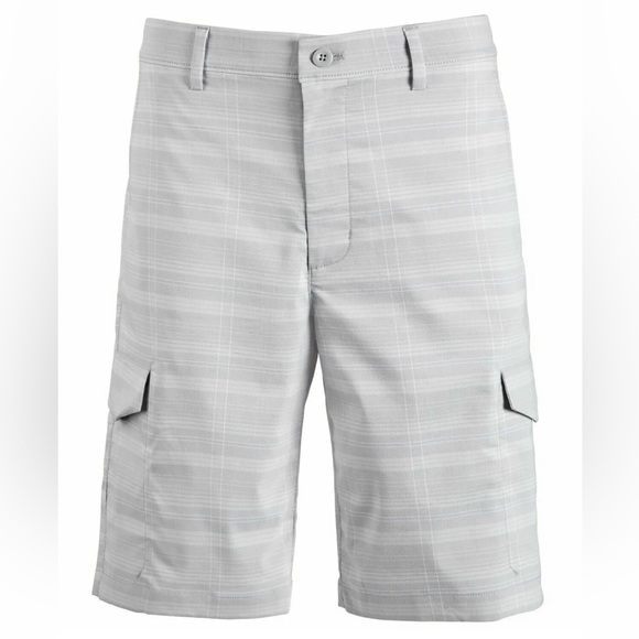 💥3/$15💥NWT Greg Norman Men’s Performance Fairway Shorts - Size 30, Color Silver - Picture 1 of 11